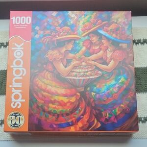 Springbok Colorful Fiesta 1000-Piece Puzzle